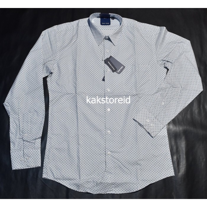 Kemeja Pria Formal Stanley Adams Lengan Panjang Putih Slimfit Sas 289