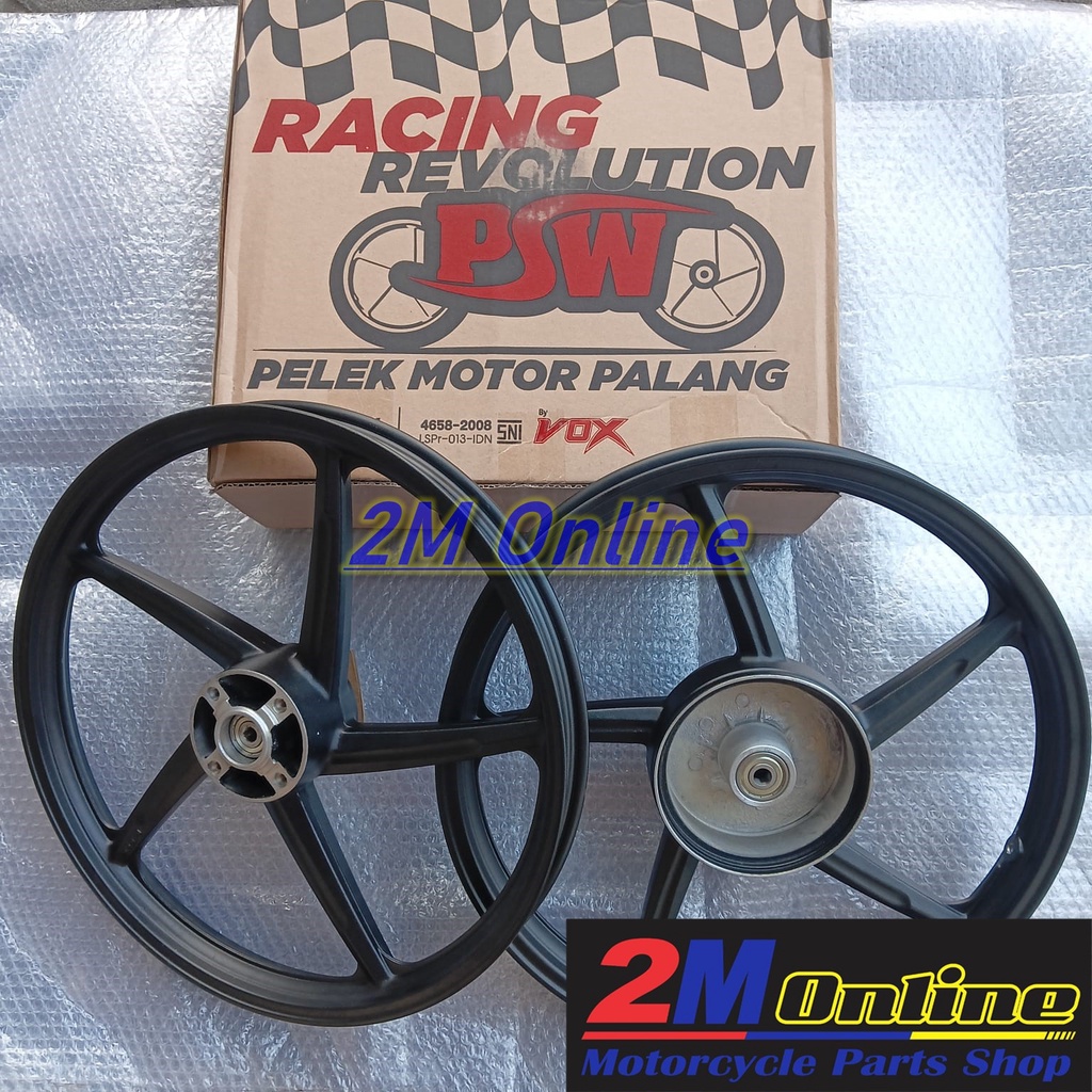 Mdr Velg CW Jupiter MX Hitam Palang 5 Miring Racing Evolution PSW VOX