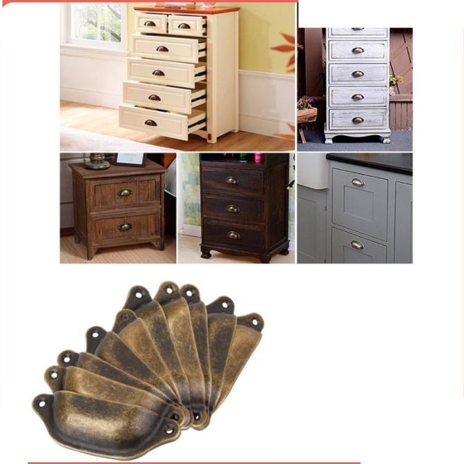 *#*#*#] Handle Handel Gagang Tarikan Pintu Laci Lemari Antik Klasik Kuningan