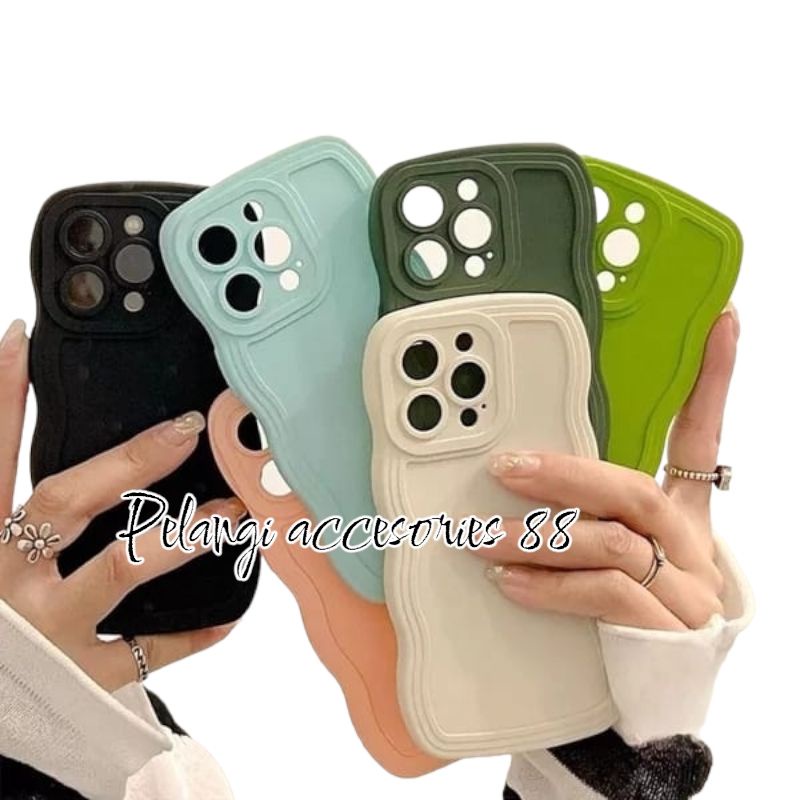 CASE REALME C20 / C20A / C11 2021 - SOFTCASE SILICON GELOMBANG WARNA