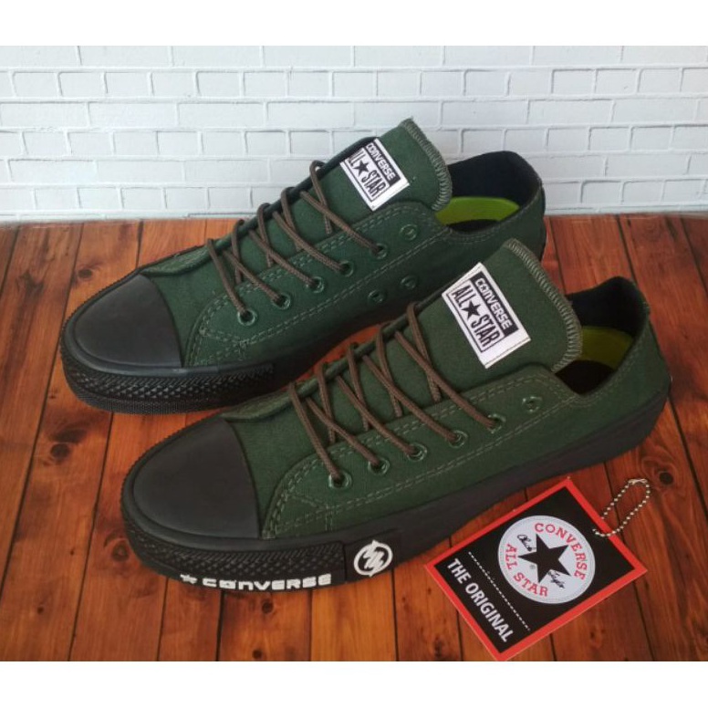 Terlaris. Sepatu Converse All Star Hijau Army limited edition