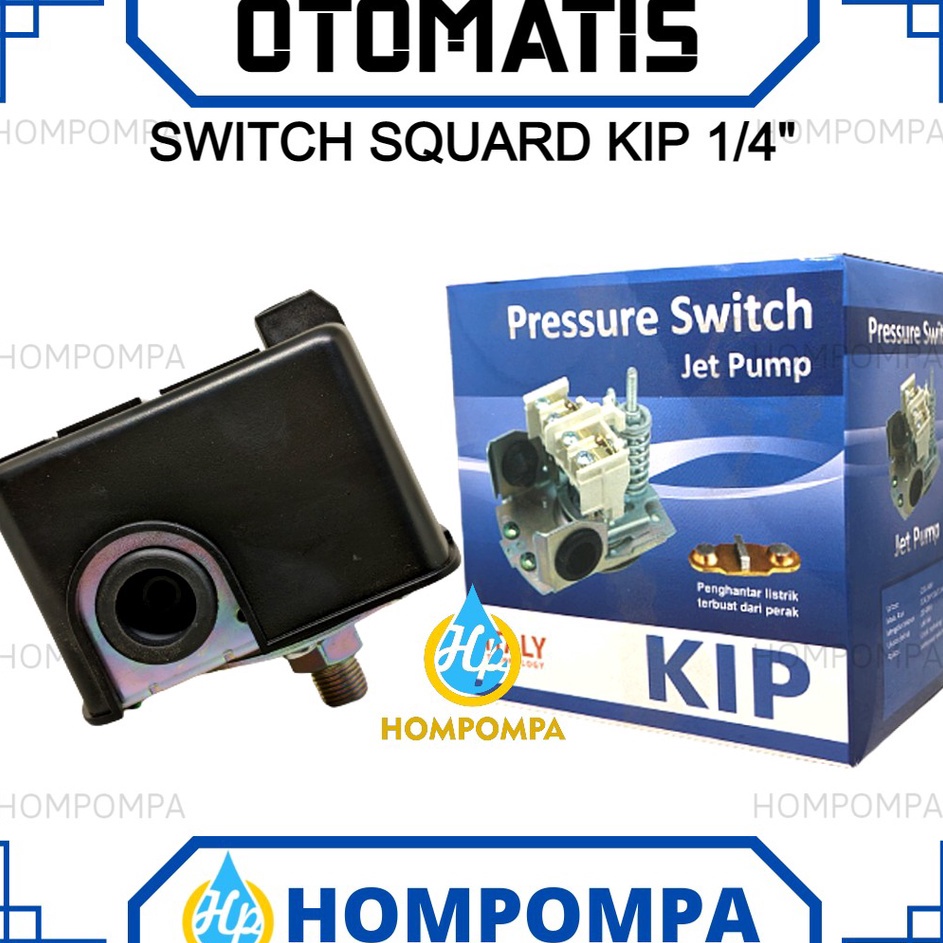 Restock OTOMATIS PRESSURE SWITCH 1/4" SEMI JET & JETPUMP KOTAK KIP - SPAREPART POMPA AIR