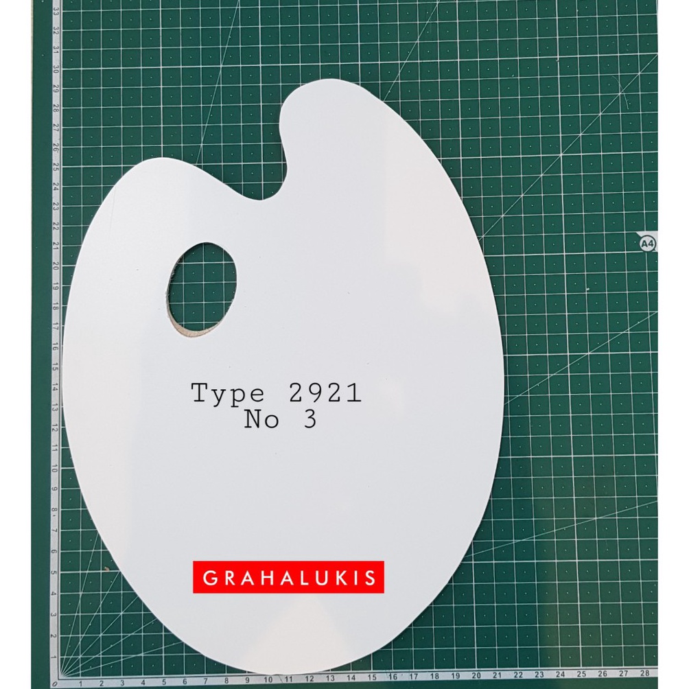 

99LH9 Palet Cat Kayu Oval Type 2921 No.3 5195