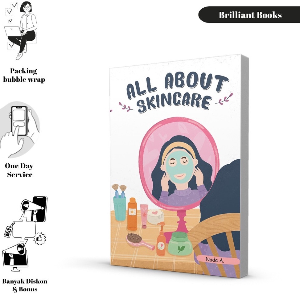 TKJ 6.6 SALE - BUKU KECANTIKAN : ALL ABOUT SKINCARE Stock Banyak
