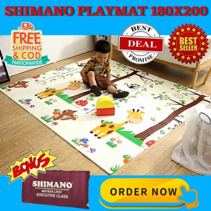 Terlaris Matras Playmate Shimano Jumbo 180 X 200 Play Mate Anak Bayi Play Mat