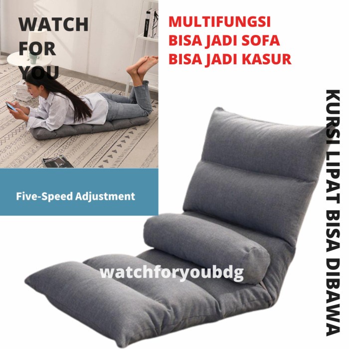 Terlaris Kursi Lipat Portable Folding Ranjang Kasur Bed Lantai Kerja Santai