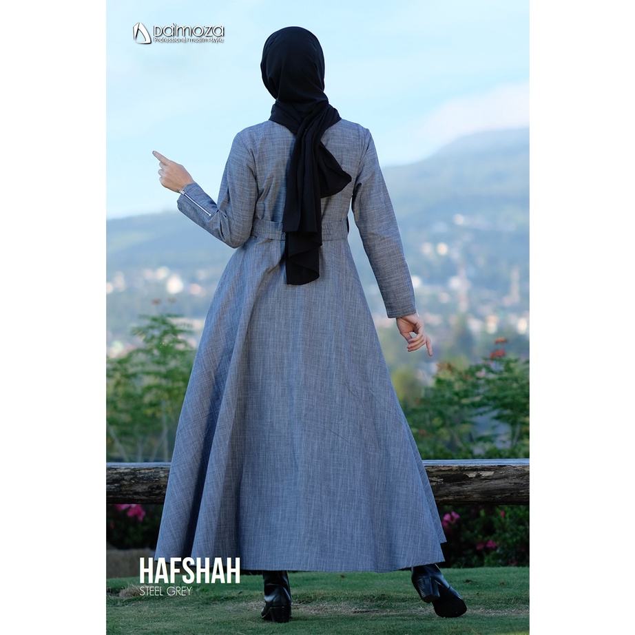 GAMIS DAMOZA HAFSHAH ORIGINALBRAND MUTIF BAHAN KATUN