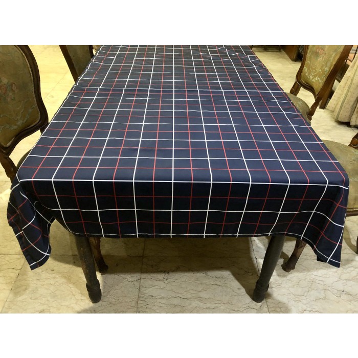 Taplak Meja Makan Bahan Kain 4Kursi