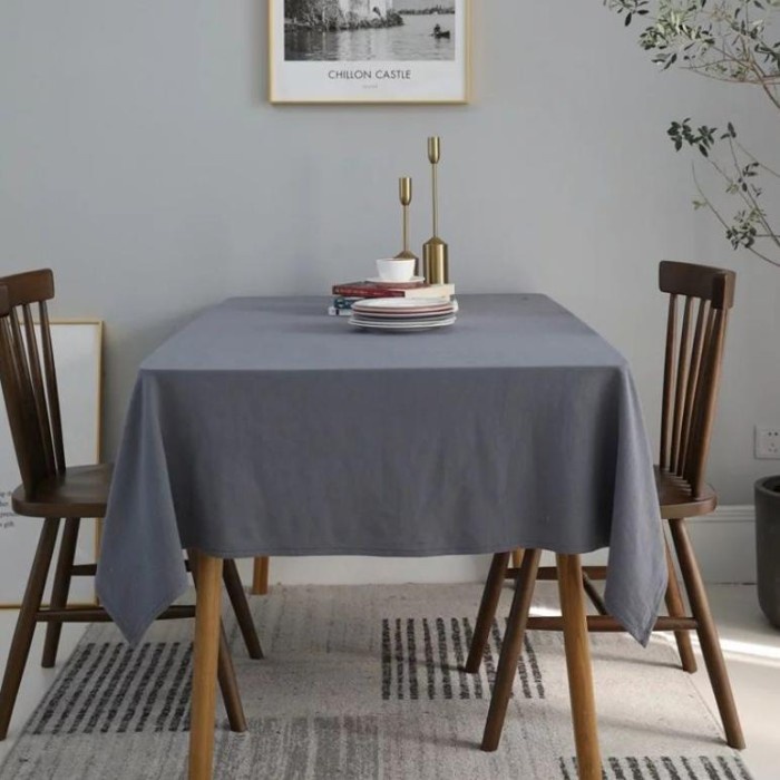 Taplak Meja Polos Katun Ii Taplak Meja Makan Polos Kain