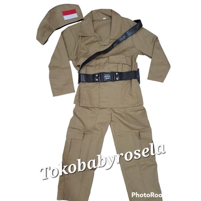 Baju Karnaval Pahlawan Nasional anak laki laki/Kostum Bung Tomo