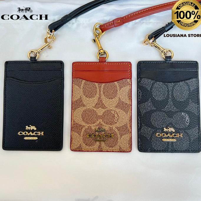 

Lanyard Id Coch Siganture Canvas Logo Embossed ---NEW READY---