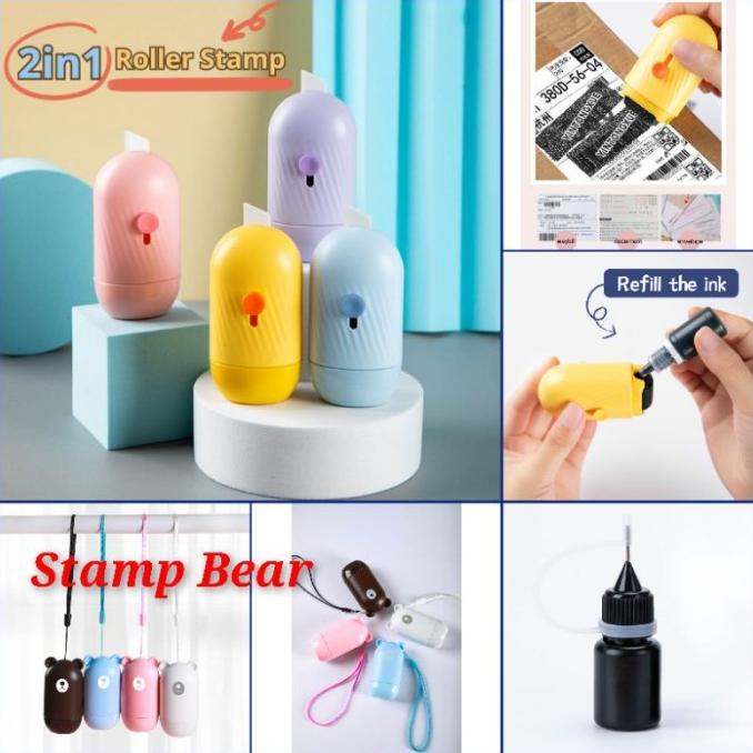 

JD576 Stamp Roller Cutter Stempel Penutup Pelindung Identitas Diri 2 I