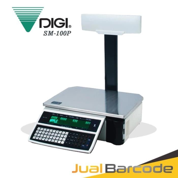 TIMBANGAN BUAH SAYUR PRINT LABEL HARGA DIGI SM100 P - DIGI SM 100