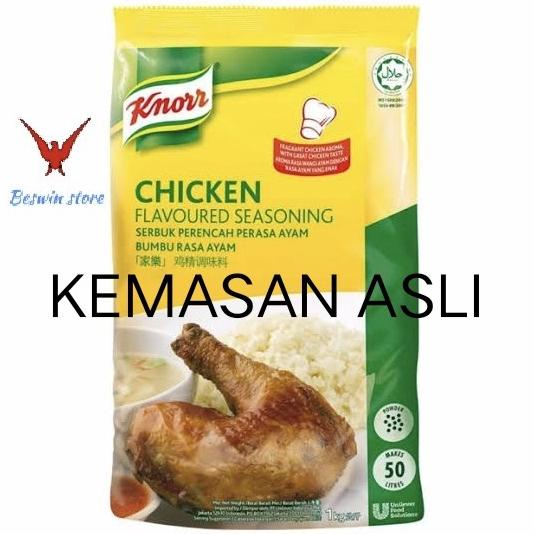 

] KNORR CHICKEN FLAVOURED SEASONING POWDER /BUMBU PENYEDAP RASA AYAM 1KG