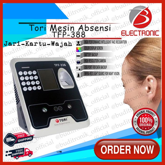 Mesin Absen/Finger Print Tff-33 Bisa Face Wajah