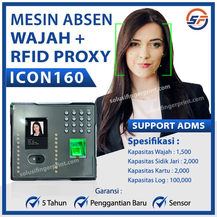 Mesin Absen Face Detection Icon 16 Mesin Absensi Wajah