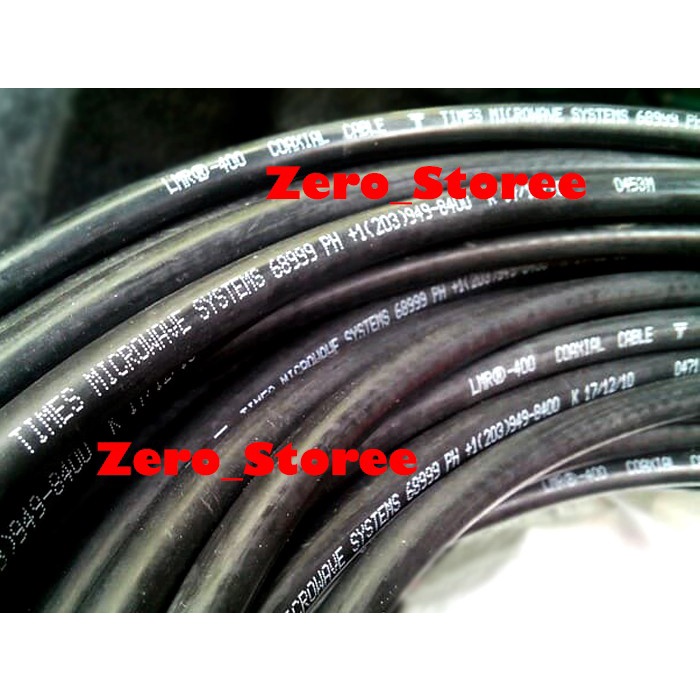 TOP PRODUCT" KABEL RG8 LMR400 LMR-400 LMR 400 TIMES MICROWAVE SYSTEMS -bkn belden