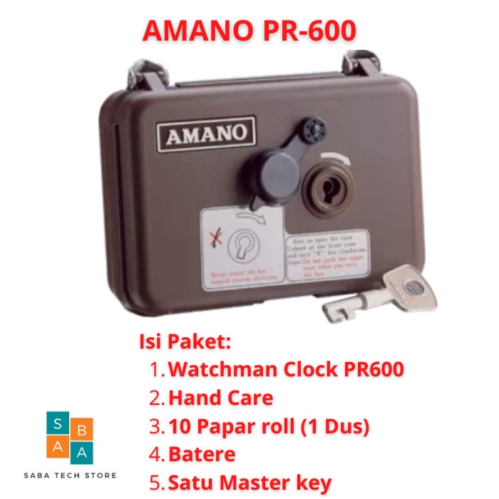 Mesin Amano Pr6 Watchman Mesin Amano Pr 6