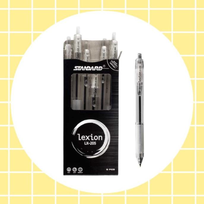 

Standard Pen Lexion 1.0 Lx-205 Isi 6 Pcs