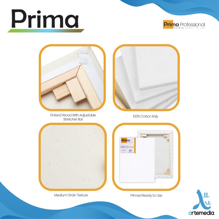 

Kanvas Lukis Prima Professional 50X100Cm Cotton Canvas