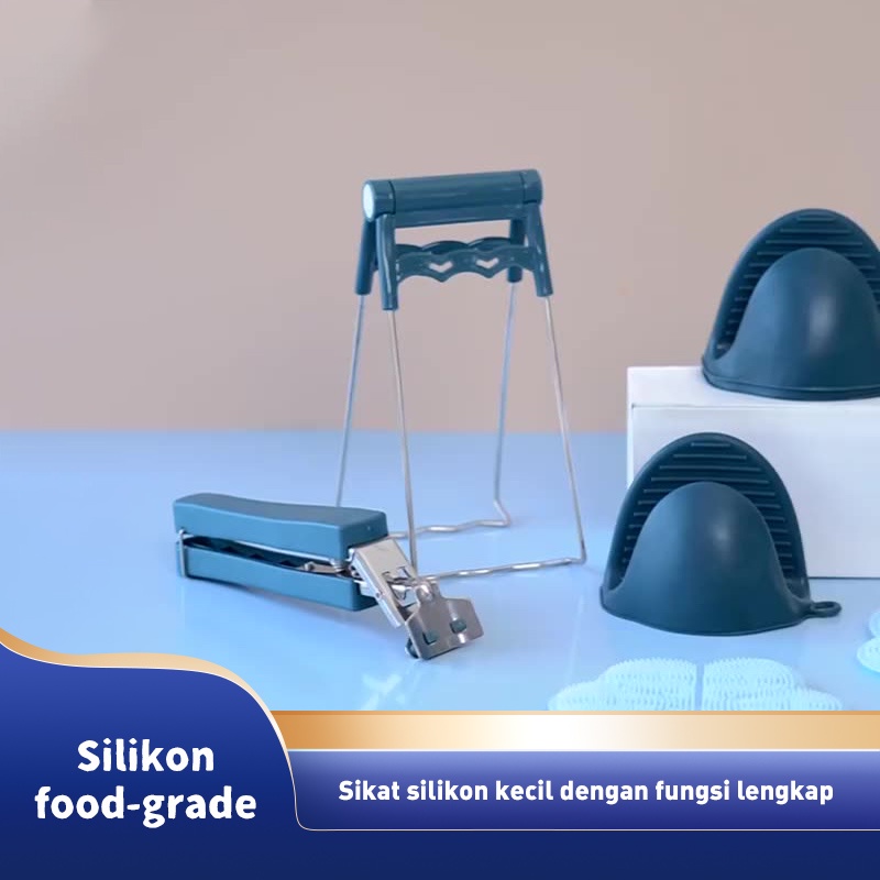 Holiven Jepitan mangkuk dapur stainless steel multifungsi