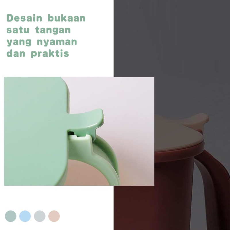 Holiven Kotak Bumbu Multifungsi/4 in 1 Kotak Bumbu / Kotak Penyimpanan Bumbu dengan Penutup
