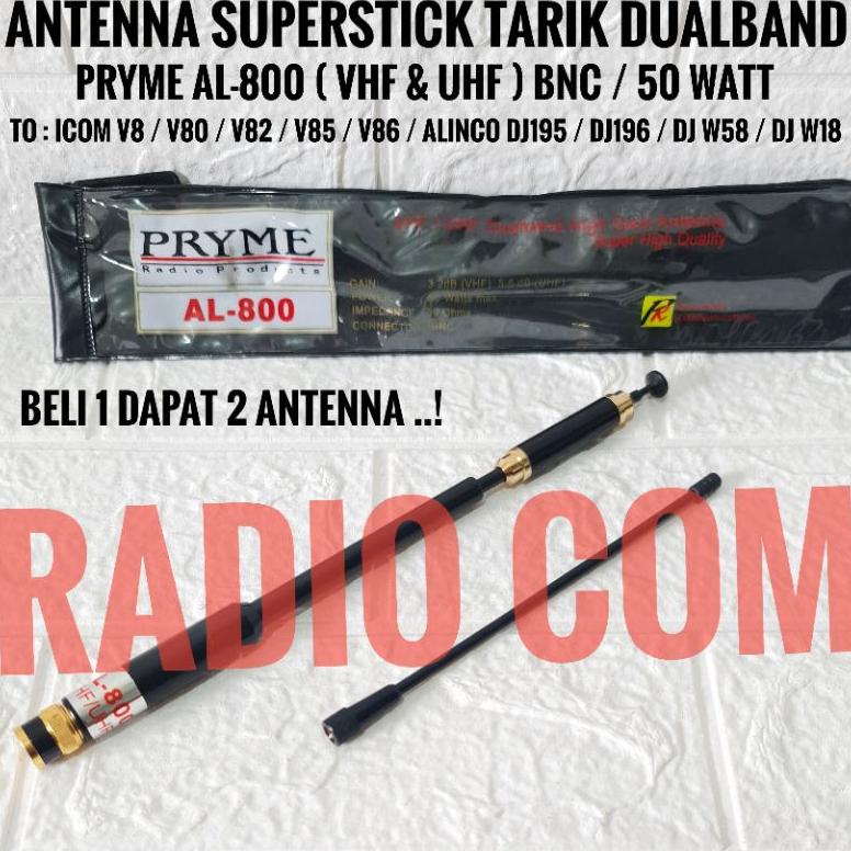 7.7 Antena Ht Dualband Al-800 / Antena Superstick Tarik Al800 Bnc To Ht Icom V80 V85 V86 Alinco Dj19