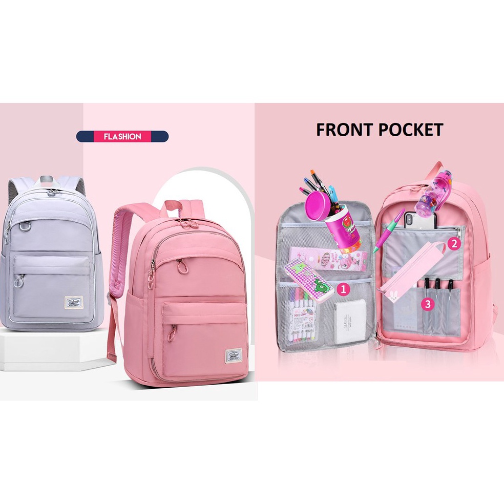 RECOMENDED DRAB5212 Tas sekolah anak / ransel anak / Tas sekolah impor