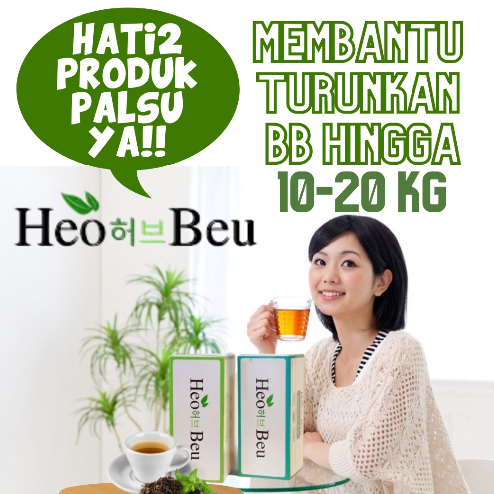 

6.6 Product HOT Teh Diet Pelangsing Super Detox Peluntur Lemak Herbal Alami Slimming Tea Sliming Heo Beu | Heo Beo Original