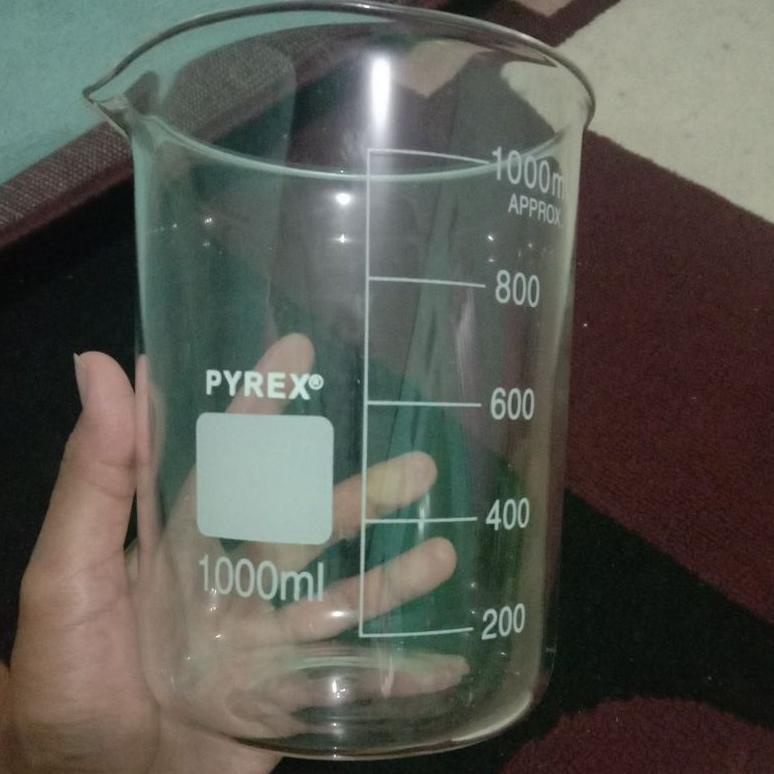 New Beaker gelas/ gelas kimia 1ml pyrex