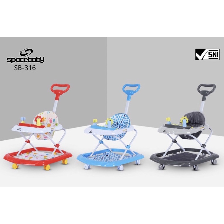 SALE TERBATAS Baby Walker Spacebaby 302 306 309 315 316 701 711 Space Baby Alat Belajar Jalan Anak B
