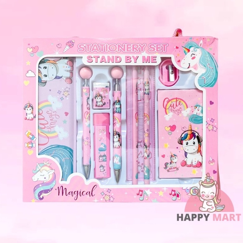 

Harga TERMURAAH tempat pensil set pensil mekanik unicorn / pony / frozen 09L