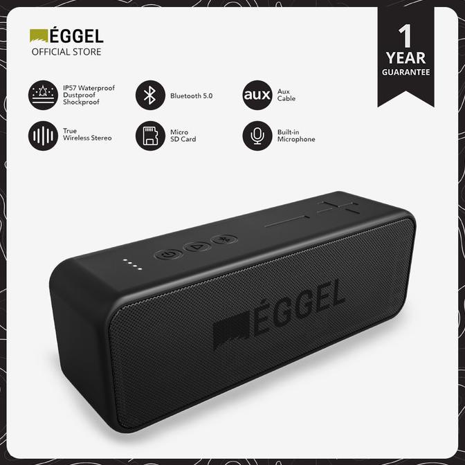 Eggel Active 2 Waterproof Action Portable Bluetooth Speaker