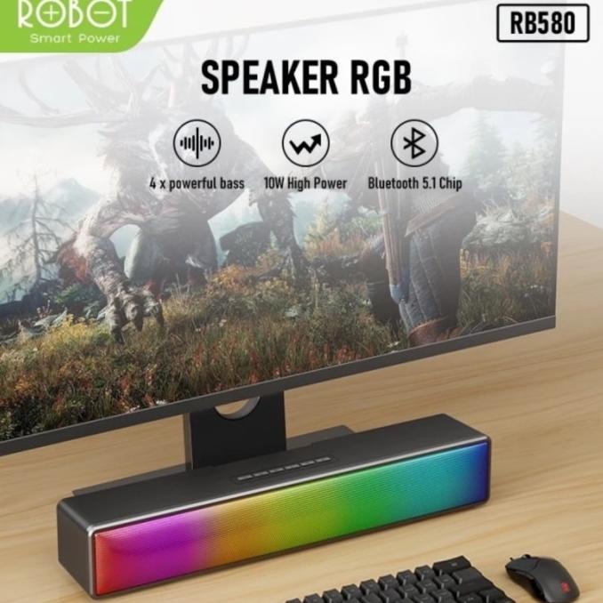 Robot Rb480 Speaker Bluetooth 5.0 Soundbar Speaker Original