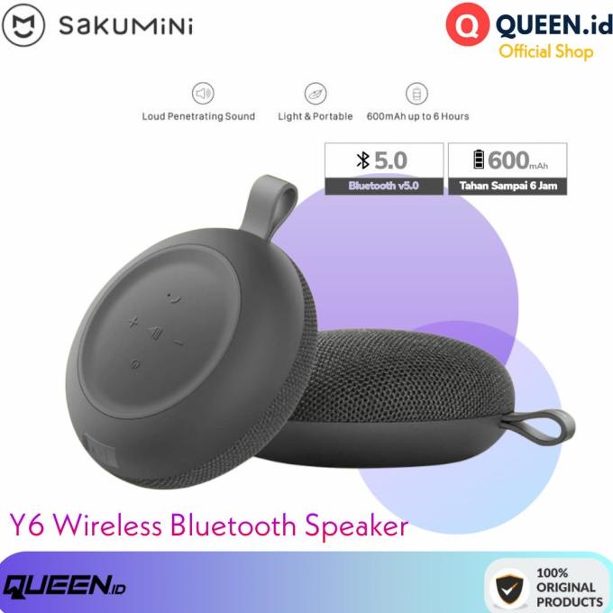 Sakumini Y6 Bluetooth Speaker By Kiip / Speaker Bluetooth Round