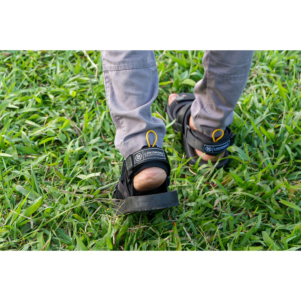 Lokomoko - Arion Black - Sandal Travel - Sandal Gunung