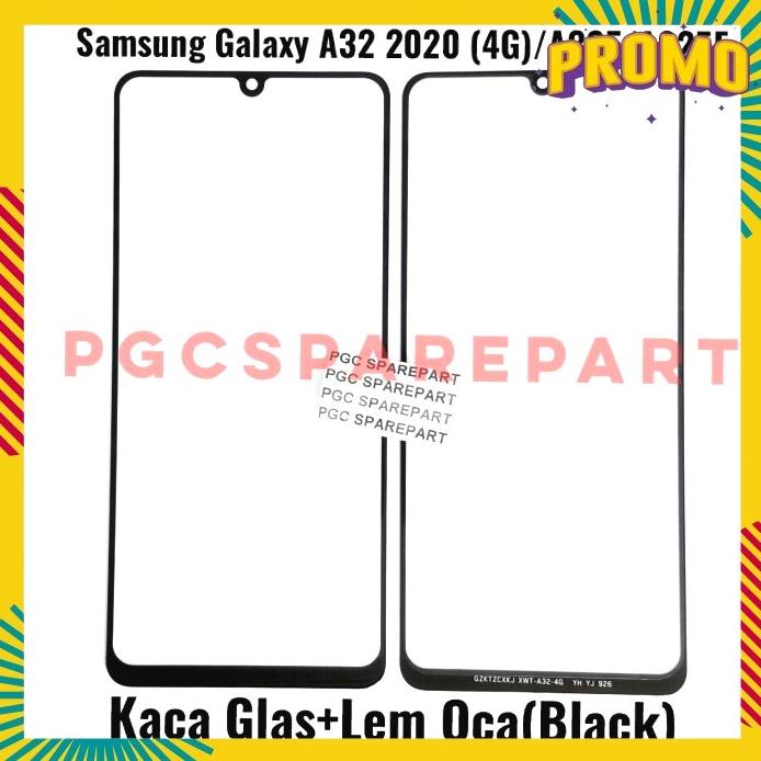 Acc Hp Original Kaca Lcd Glass Plus Lem Oca Samsung Galaxy A32 2020 4G A325