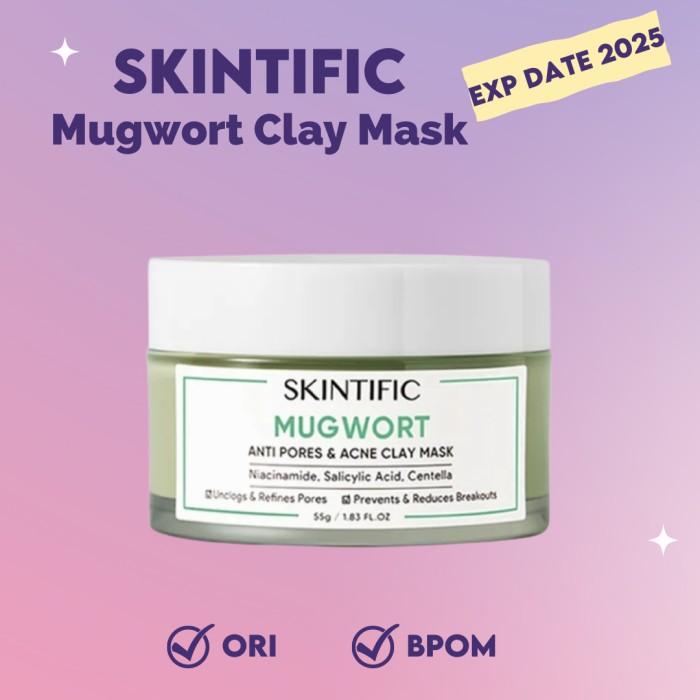 Mask Skintific Mugwort Clay Mask Skintific Clay Mask 55 Gram
