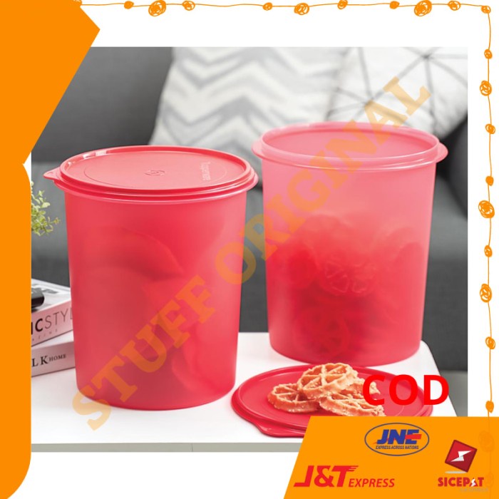 Octanita_Id- Toples Tupperware 10L - Toples Jumbo Besar Tupperware Ecer 1Pc 10L