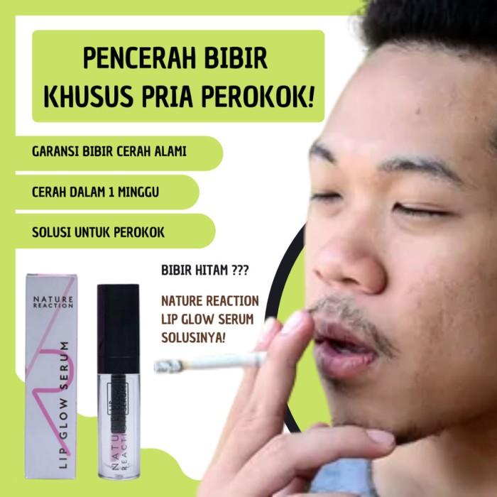 Mask Pemerah Pencerah Bibir Pria Hitam Perokok Original Bpom