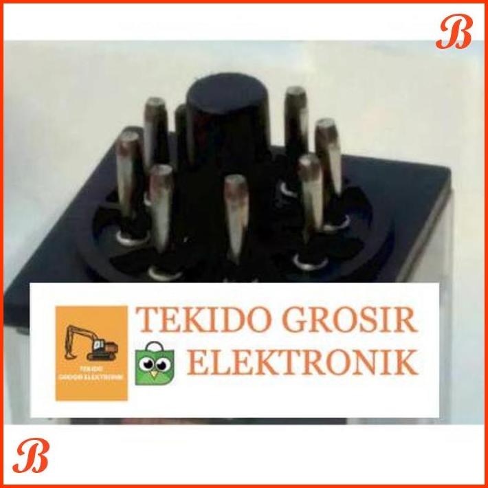 RELAY OMRON 8KAKI 8 KAKI 8P 8 PIN SOCKET BULAT AC 220V 220 V [TOEL]