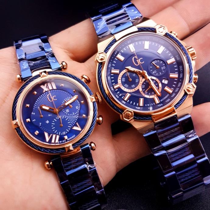 Big Sale Jam Tangan Couple Guess Collection Type Gc 2400 / Gc2400 Original Bm Sale