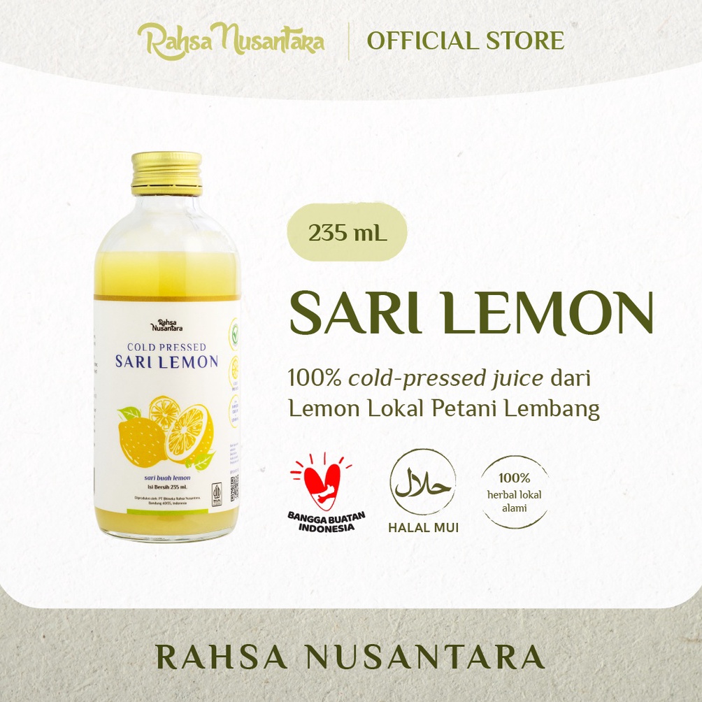 

Miliki Juga Sari Lemon by Rahsa Nusantara Premium Juice Murni Lokal Asli WCN