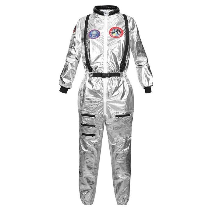 {{{{}}] Terbaru Kostum Astronot Kostum Angkasa Perak Dewasa Ukuran Plus