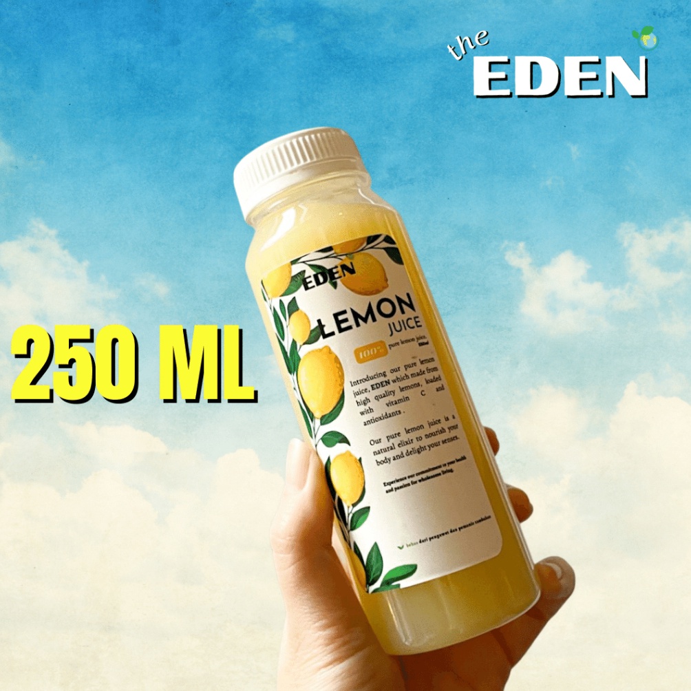 

Diskon Sari Lemon / Air Lemon Murni / Pure Lemon Juice 100% - The Eden 40