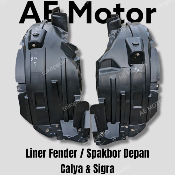 Terlaris Sale Inner Liner Fender Spakbor Depan Mobil Calya Sigra Original