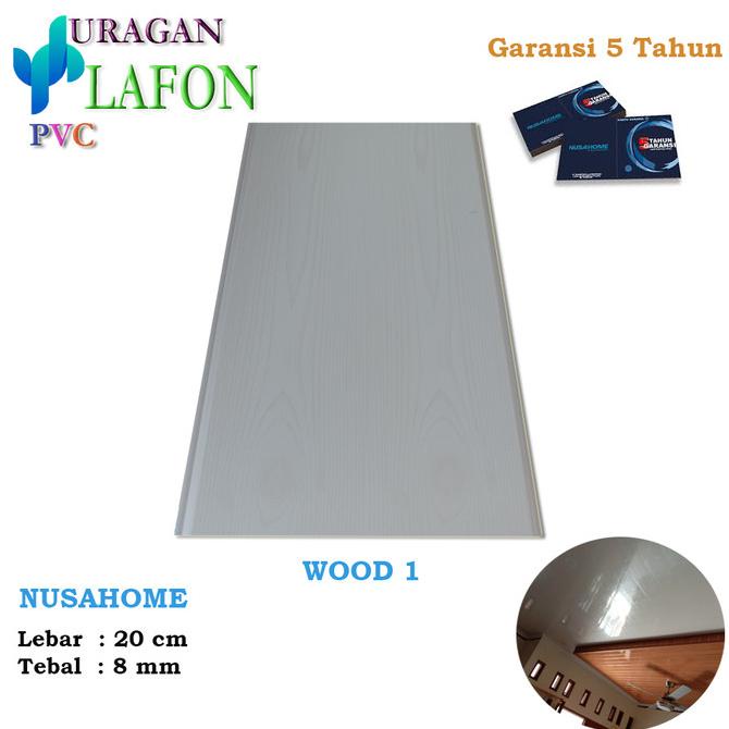 #####] Plafon pvc nusahome kayu putih wood 1