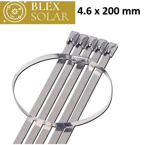 

Open DS] BLEX SOLAR Stainless Steel Cable Ties Kabel Ties Besi 10 PCS