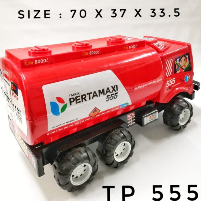 FLASH SALE SG TOYS TP555 MAINAN MOBIL DORONG TRUK TANGKI BBM PERTAMINA PERTAMAXI TERMURAH
