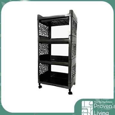 Rak Apartemen Plastik 4 Susun Rak 4 Susun Serbaguna Rak 4 Tingkat